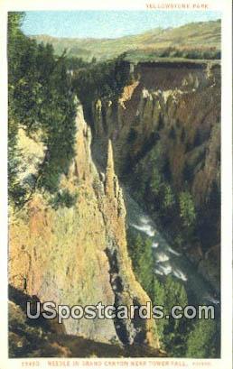 Needle, Grand Canyon - Yellowstone Park, Wyoming WY Postcard