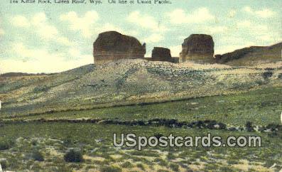 Kettle Rock - Green River, Wyoming WY Postcard