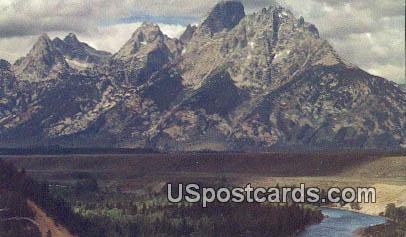 Grand Teton Range - Grand Teton National Park, Wyoming WY Postcard