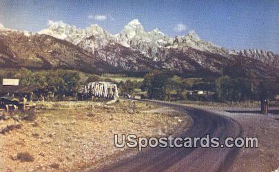Jackson Hole, WY Postcard       ;      Jackson Hole, Wyoming