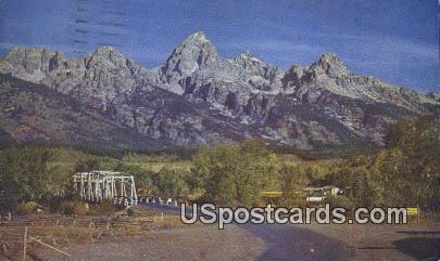 Jackson Hole, Wyoming Postcard      ;      Jackson Hole, WY