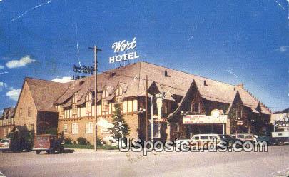 Wort Hotel - Jackson, Wyoming WY Postcard