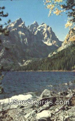 Tetons, Jenny Lake - Cascade Canyon, Wyoming WY Postcard