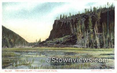 Obsidian Cliff - Yellowstone National Park, Wyoming WY Postcard