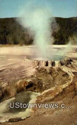 Punch Bowl Spring - Yellowstone National Park, Wyoming WY Postcard