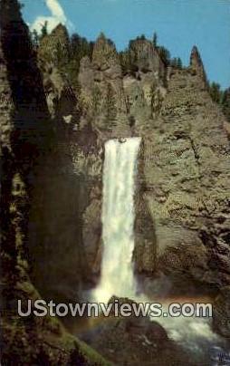 Upper Falls - Yellowstone National Park, Wyoming WY Postcard
